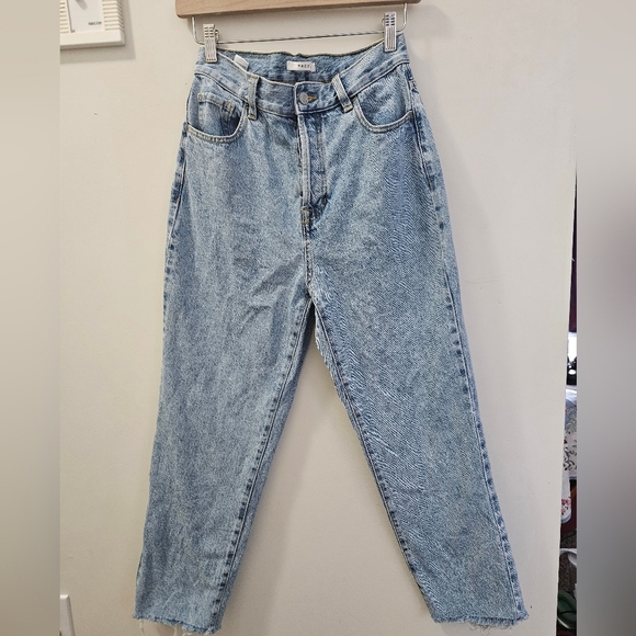 Pacsun 100% cotton Button fly jeans sz. 27 raw hem - Picture 2 of 10